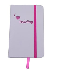 Notitieboekje I love twirling 